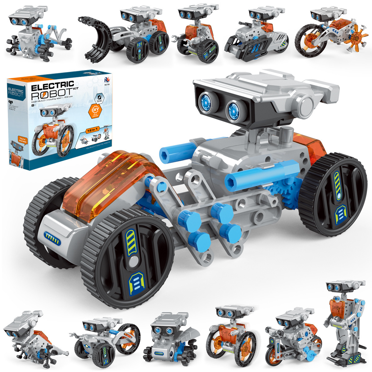 Power Tools Kits - 12 in 1 科学実験ソーラーロボットおもちゃ DIY ビルディング動力学習ツール教育ロボット技術ガジェットキット