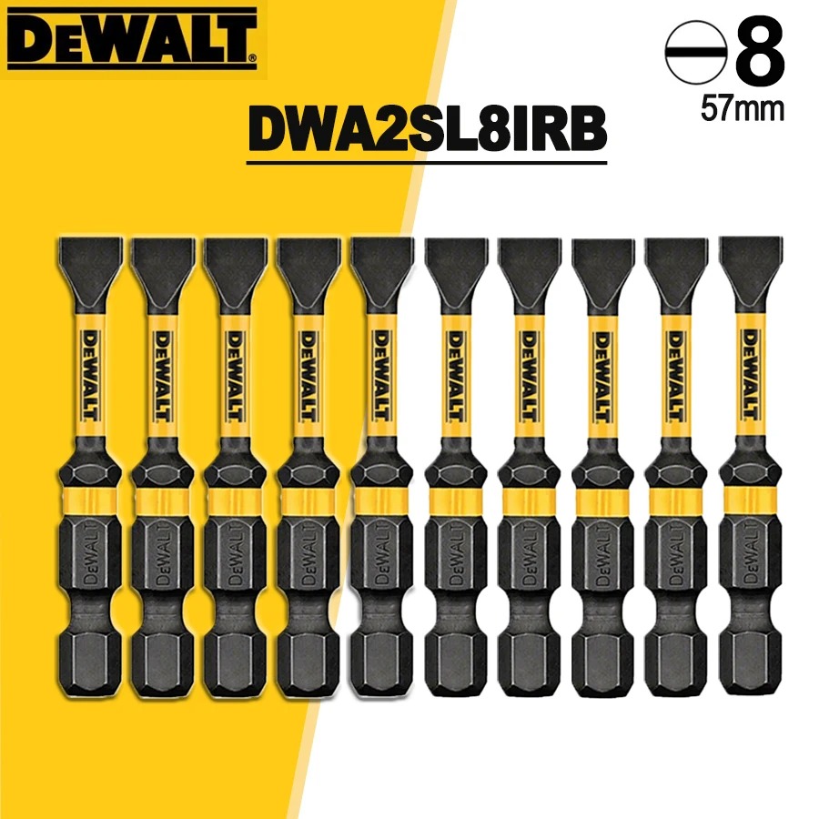 Power Tools Dewalt - DEWALT スロット付きインパクトドライバービットセット 1/4 シャンクロングドリルビット 電動ドリル用 1/5