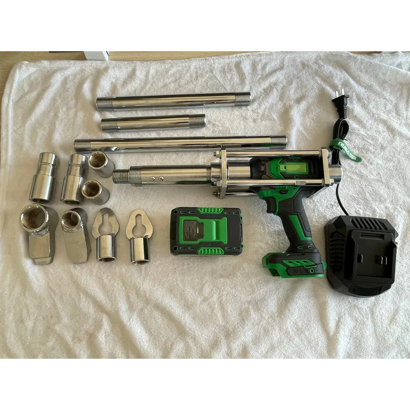 Power Tools Kits - 5T 21V 4000mAhリチウム電池式電動工具コードレス電動エキスパンダーキット板金サポートロッド（車修理用）