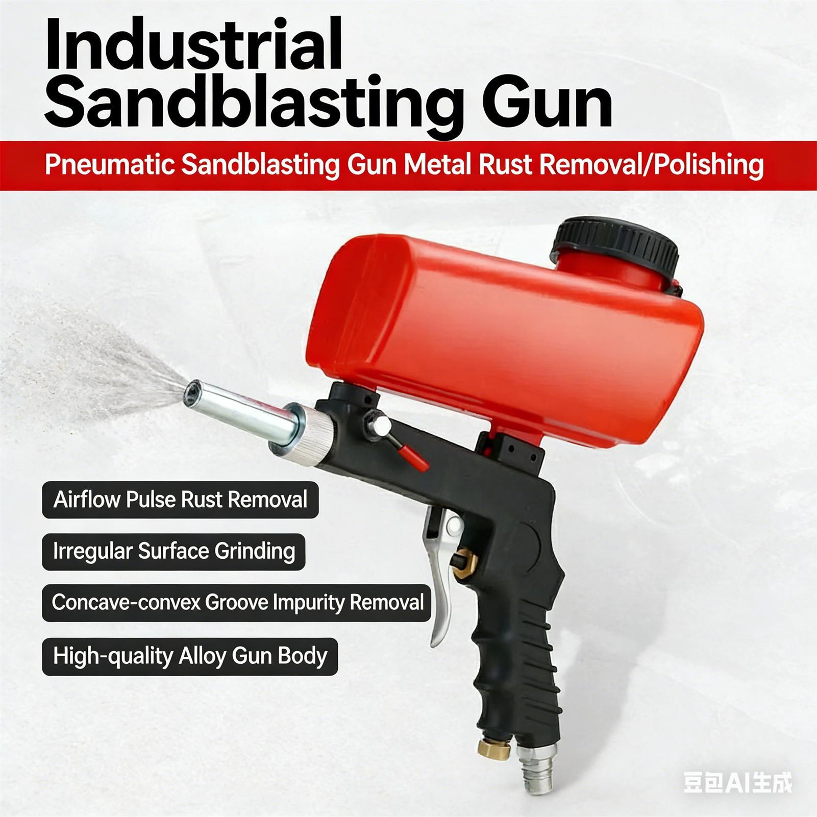Power Tools Manufacturers - ハンディソーダブラストマシン 小型携帯ハンドツール パワーメディアパウダー サンドブラスト クルミの殻 ソーダ汚れ