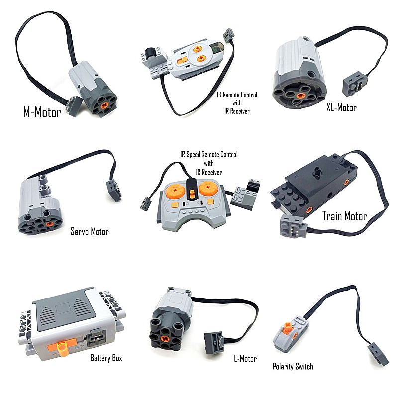 Power Tools Lego - 技術部品 モーター マルチパワーファンクション 8293 8883 ツール