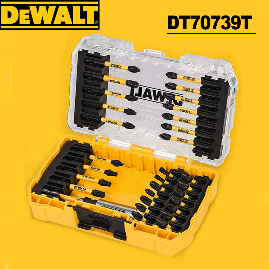 Power Tools Yellow And Black - DeWalt 31ピース スクリュードライバーセット/ドライバービットセット ドリルビットパッケージ 木材/金属用 電動工具アクセサリー