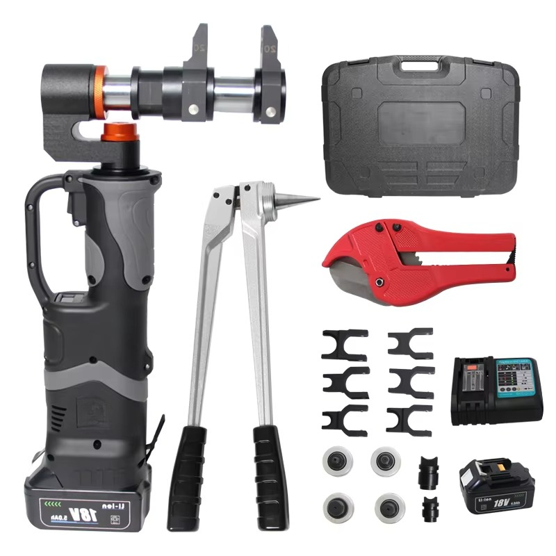 Power Tools Kits - PZ-1632S バッテリー式油圧アキシャルプレスツールと拡張ツールキット、PEX用配管圧着工具