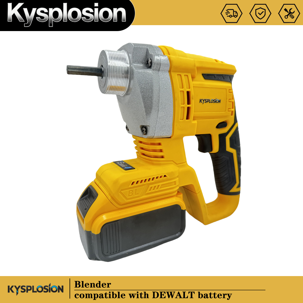 Power Tools Dewalt - 電動コンクリートミキシングツール ブラシレスセメント土壌コンクリートバイブレーター ハイパワーコンクリートミキサーバイブレーター デウォルト21Vバッテリー用