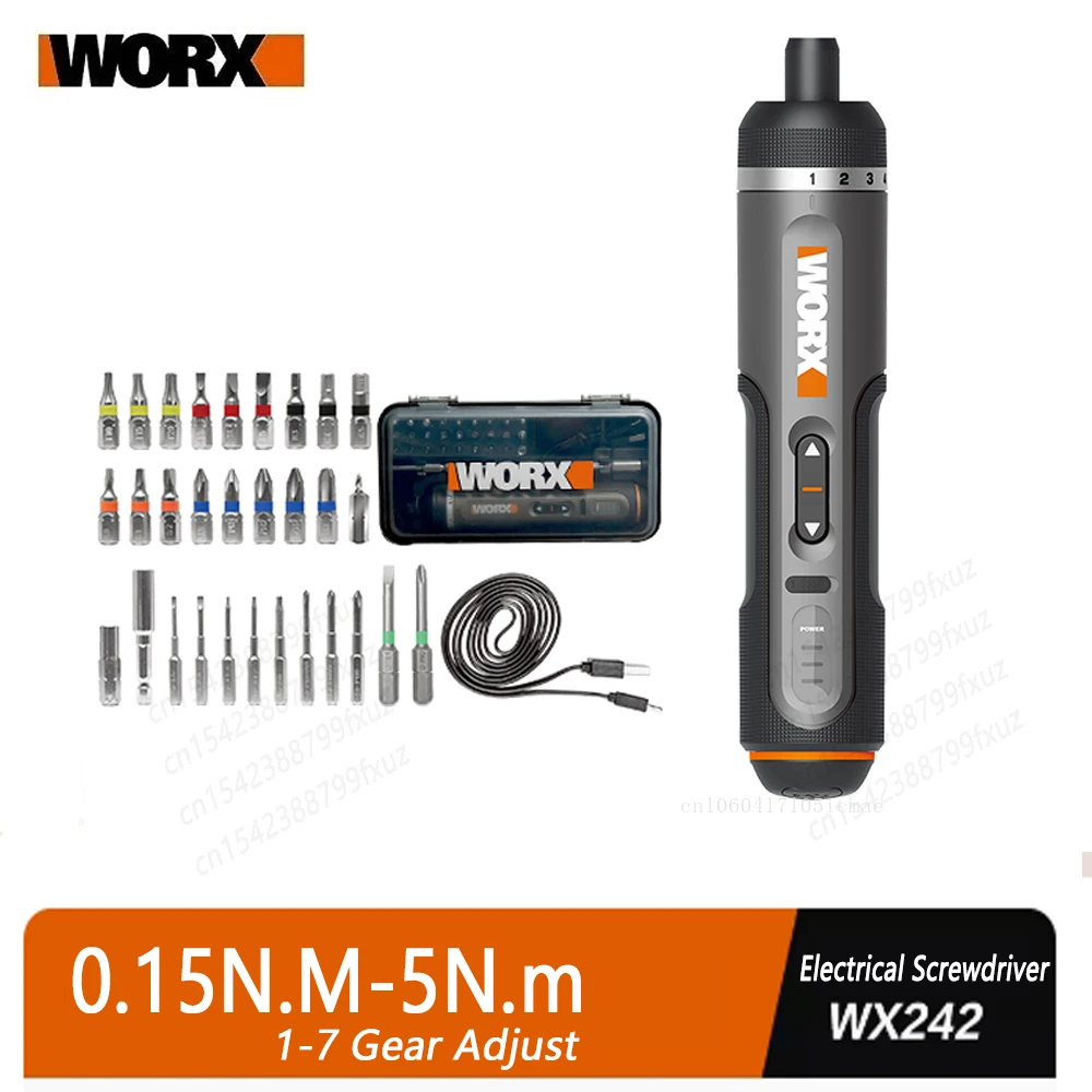 Xiaomi Power Tools - WORX WX242 4V 電動ドライバーセットスマートコードレス電動ドライバー USB 充電式