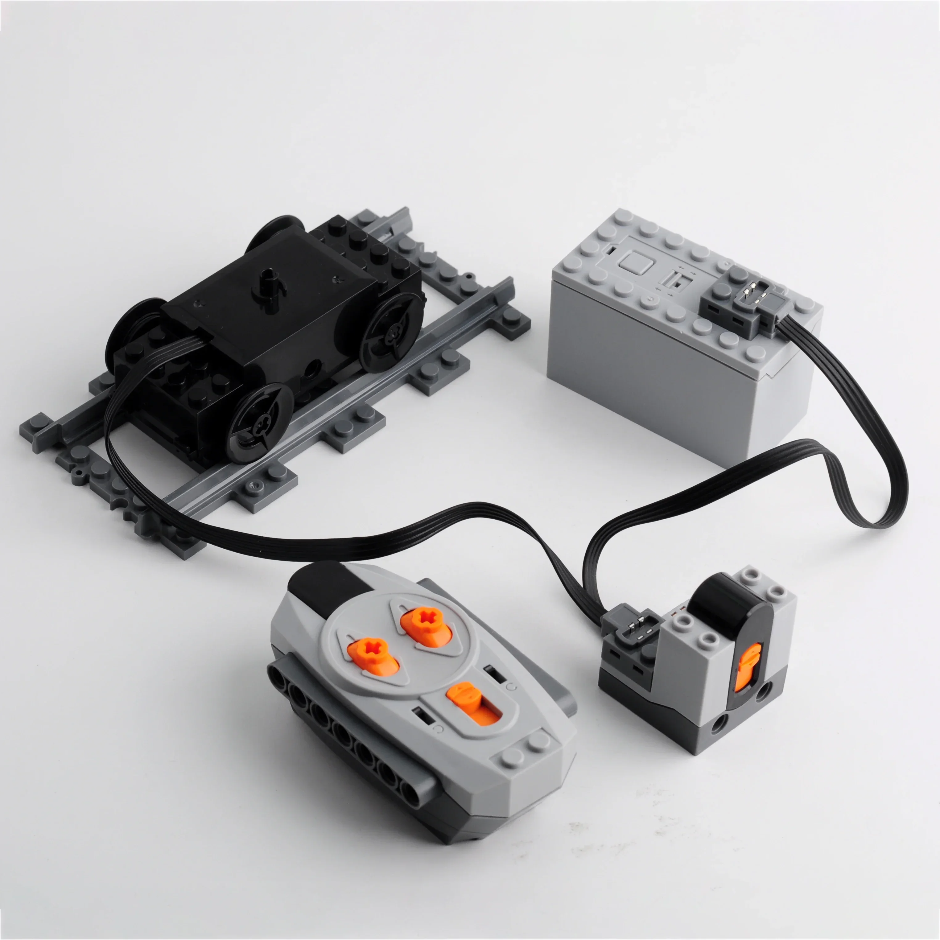線路モーター 88002 MOC 技術部品軌道モーターホイー - Power Tools Lego のレビューと価格