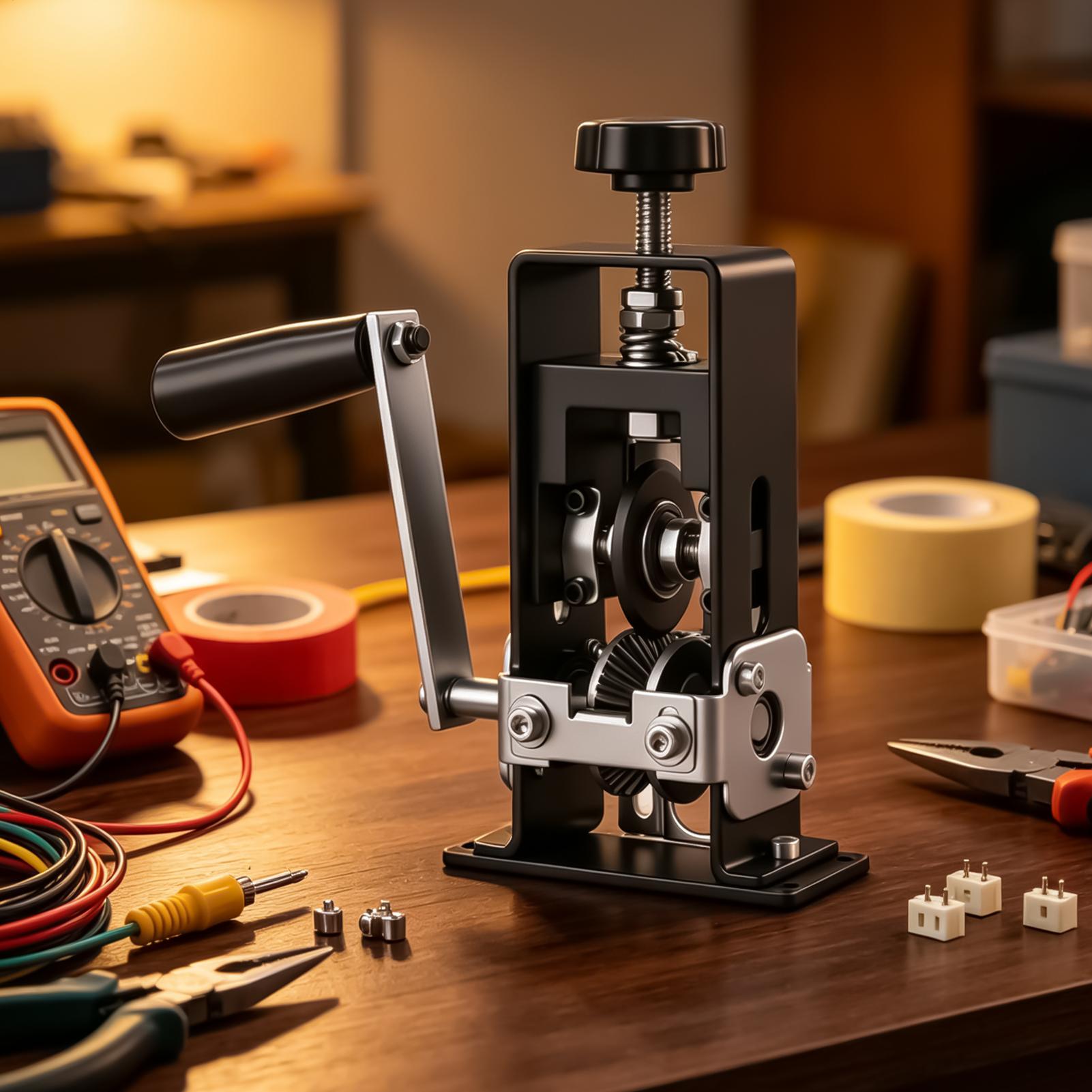銅線ストリッパーツール、ドリル式手動クランク銅ケーブルツール - Power Tools In Electrical のレビューと価格