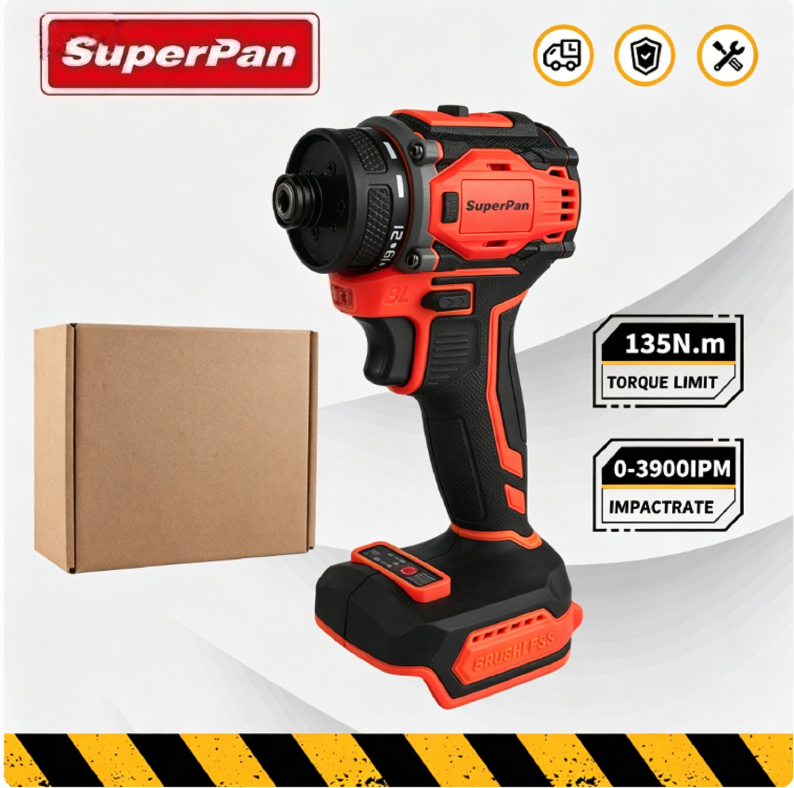 SuperPan 3900IPM ブラシレスコードレスインパ - Power Tools Dewalt のレビューと価格
