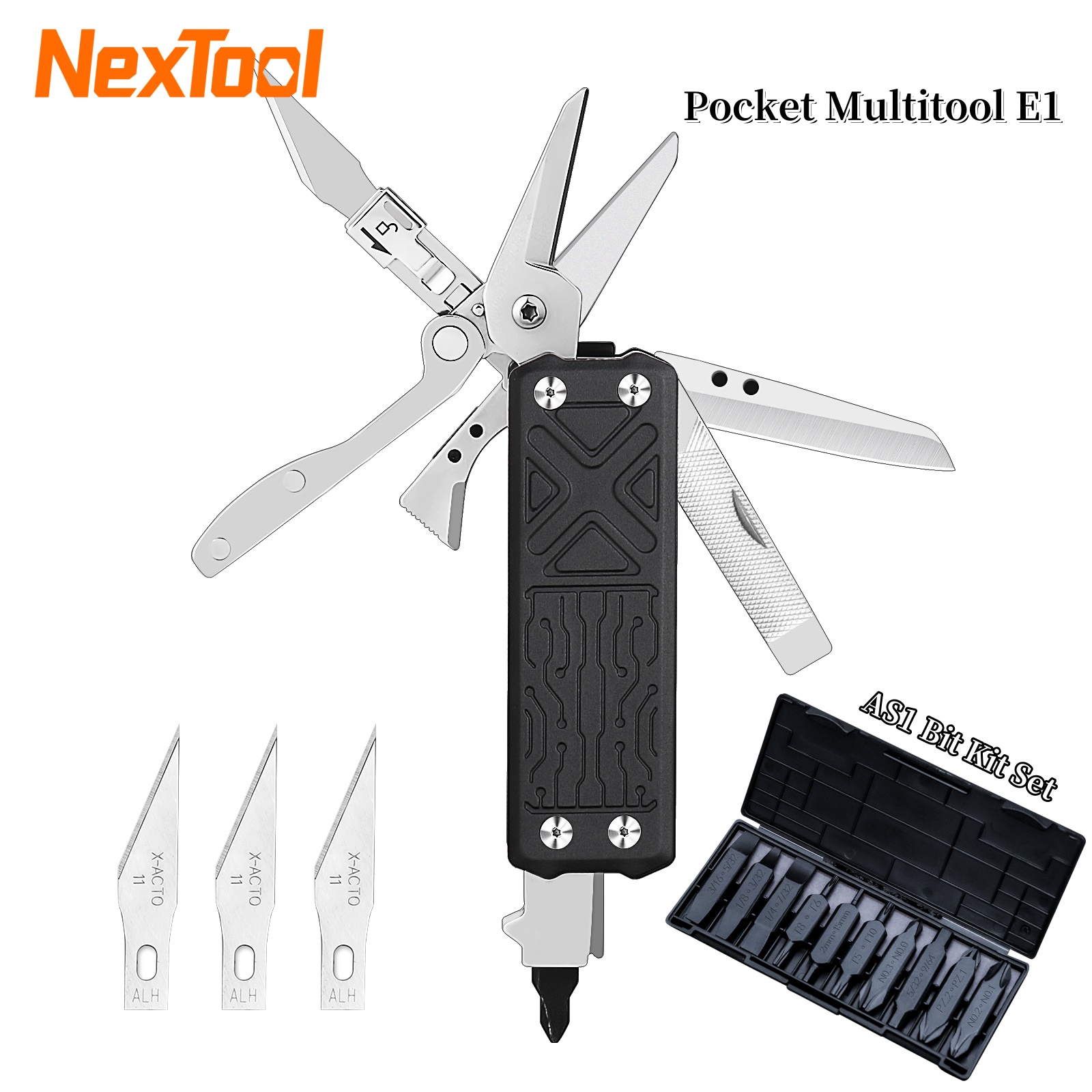 Nextool-屋外キャンプ用ポケットマルチツール、EDC機 - Xiaomi Power Tools のレビューと価格