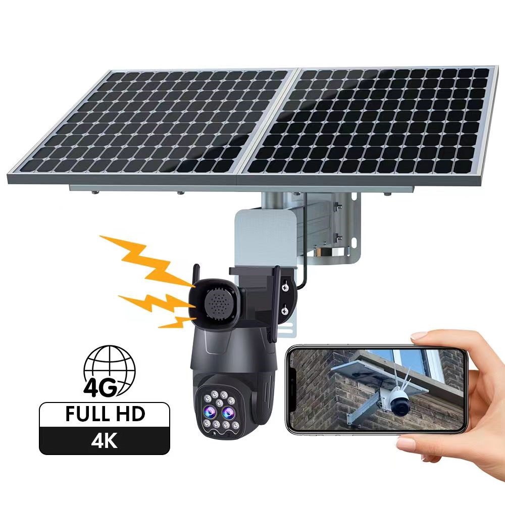10倍ズームデュアルレンズソーラー電源PTZ屋外CCTV C - Power Tools Zoom のレビューと価格