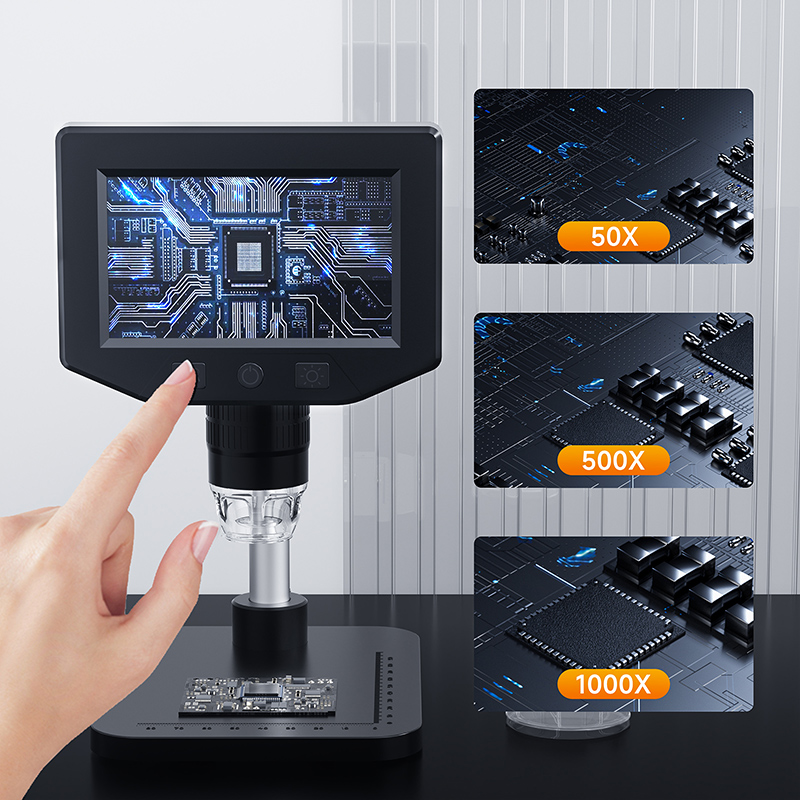 1000倍ズーム 4.3インチLCD顕微鏡 1080P HD - Power Tools Zoom のレビューと価格