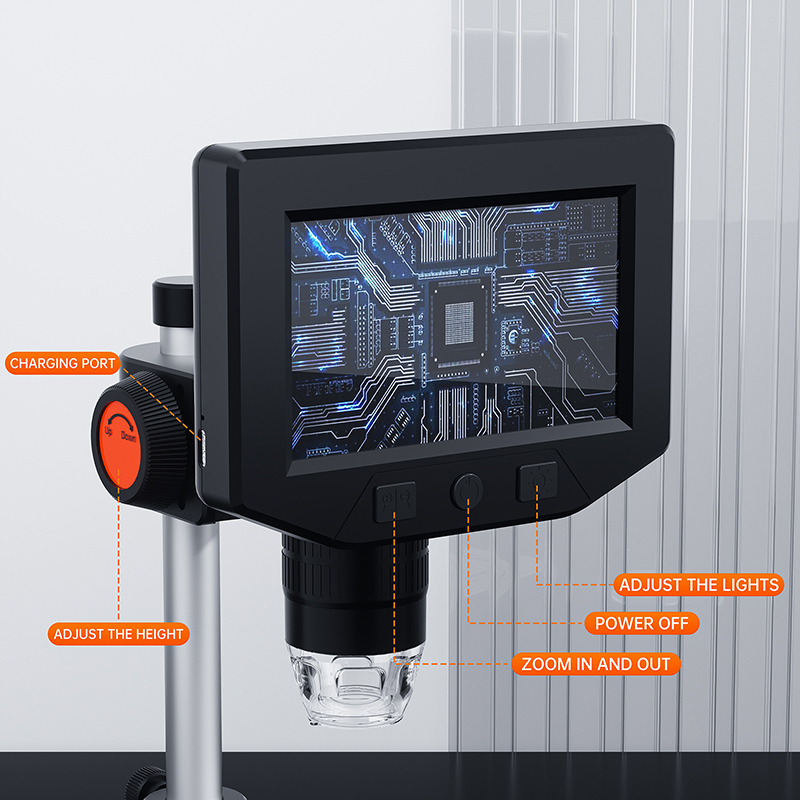 1000倍ズーム 4.3インチLCD顕微鏡 1080P HD - Power Tools Zoom のレビューと価格