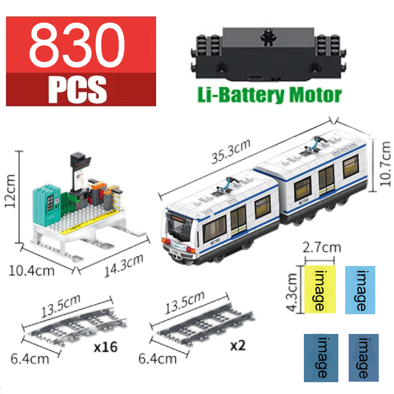 充電式リチウム電池モーター,電気地下鉄列車,都市車,地下鉄列 - Power Tools Lego のレビューと価格