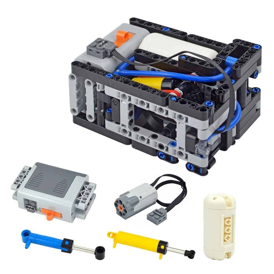 自動電気圧縮機ビルディングブロック,空気圧エアタンクロボット - Power Tools Lego のレビューと価格