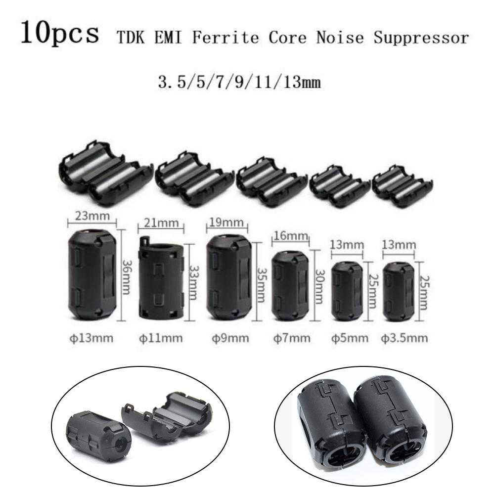 10 個 TDK フェライトコアチョーククリップノイズサプレ - Power Tools Video のレビューと価格