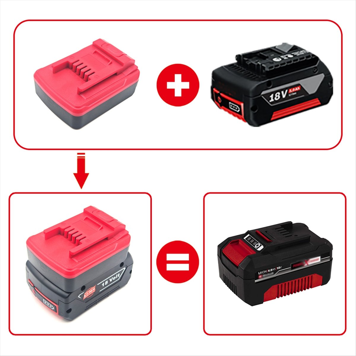A58Z ボッシュ BAT シリーズ 18V リチウム電池用 - Power Tools Einhell のレビューと価格