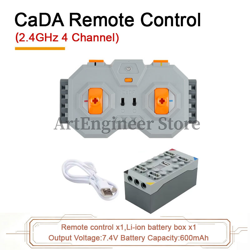 CaDAパワーファンクションズ M/L/サーボモーター ビル - Power Tools Lego のレビューと価格