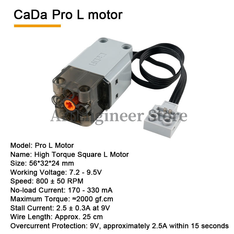 CaDAパワーファンクションズ M/L/サーボモーター ビル - Power Tools Lego のレビューと価格