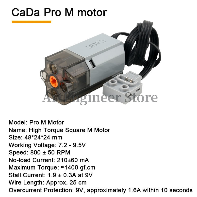CaDAパワーファンクションズ M/L/サーボモーター ビル - Power Tools Lego のレビューと価格