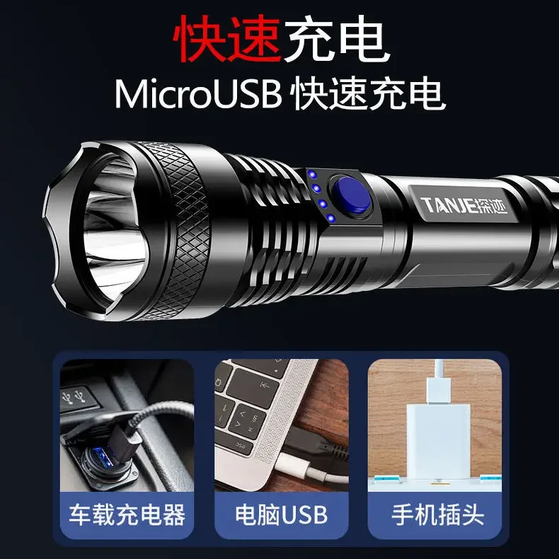 ピクニックツール高強力パワーLED懐中電灯戦術トーチディスプ - Power Tools Zoom のレビューと価格