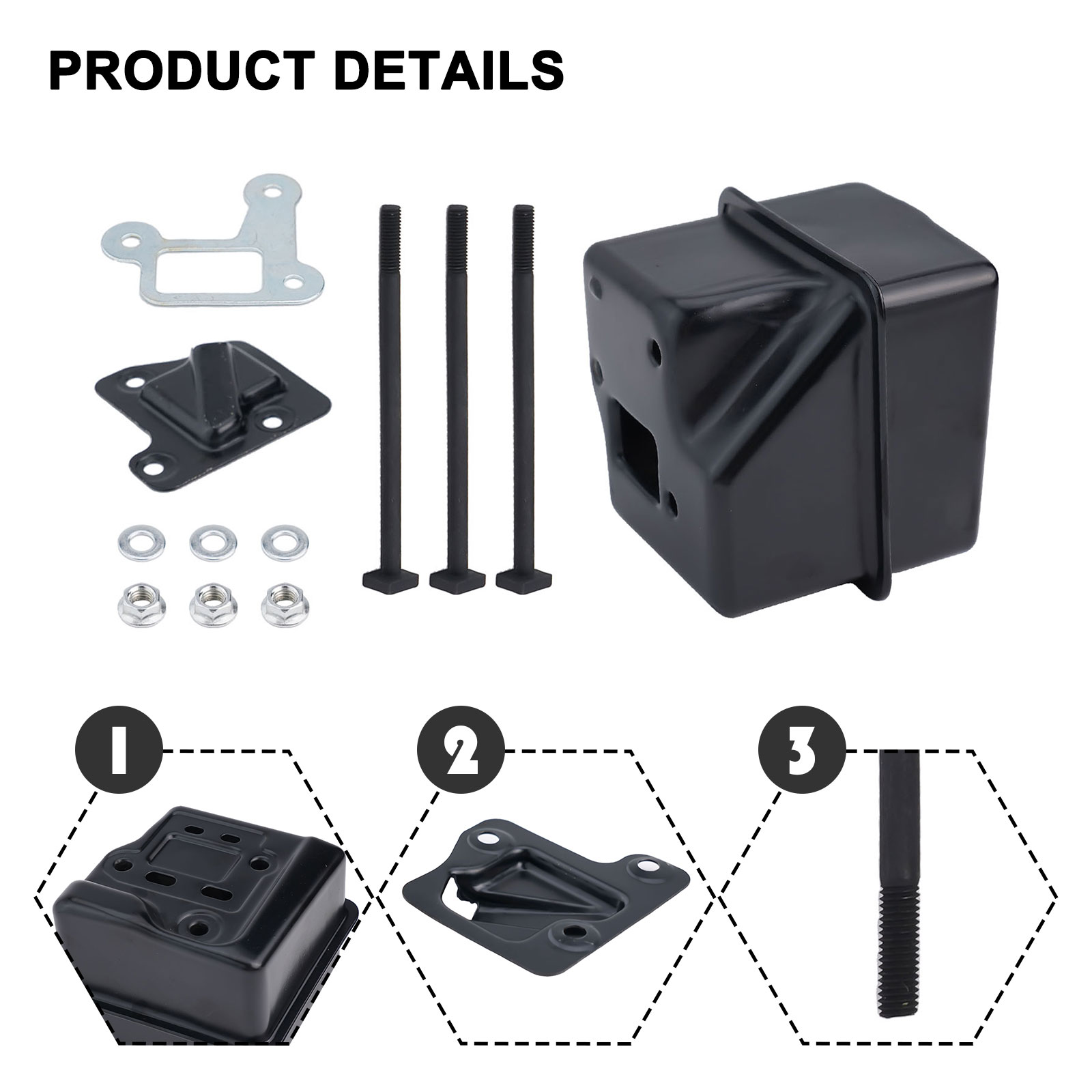 エキゾーストマフラーガスケットカバー,MSパッケージ,製品名 - Power Tools And Names のレビューと価格
