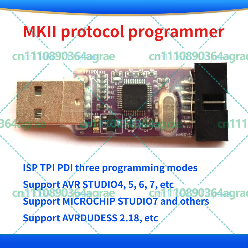 AVRISP MKII プログラマー ISP TPI PDI - Power Tools Download のレビューと価格