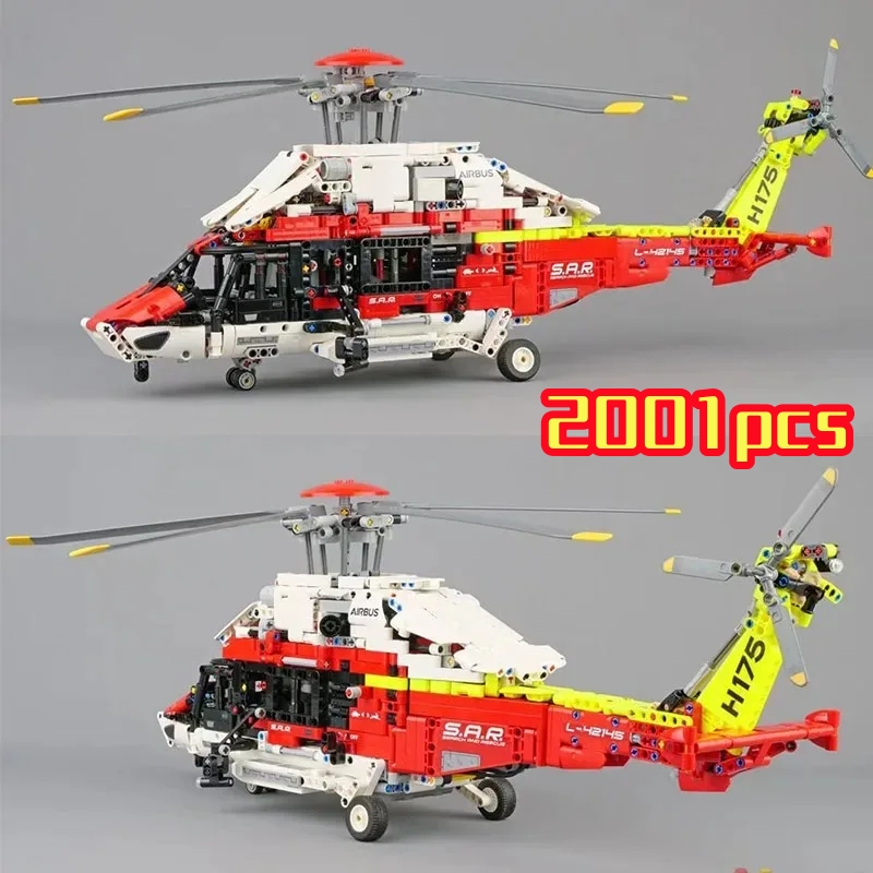 2001 個テクニカルレスキューヘリコプタービルディングブロ - Power Tools Lego のレビューと価格