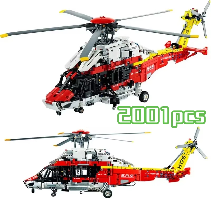 2001 個テクニカルレスキューヘリコプタービルディングブロ - Power Tools Lego のレビューと価格