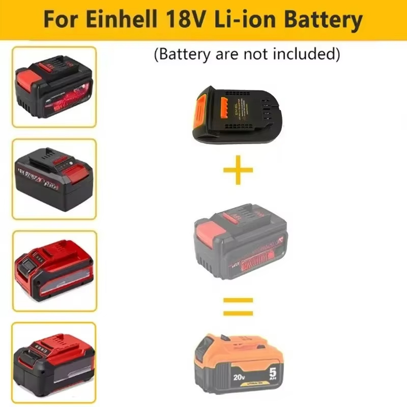 ツールバッテリーアダプター Dewalt 20v 電動ドリル - Power Tools Einhell のレビューと価格