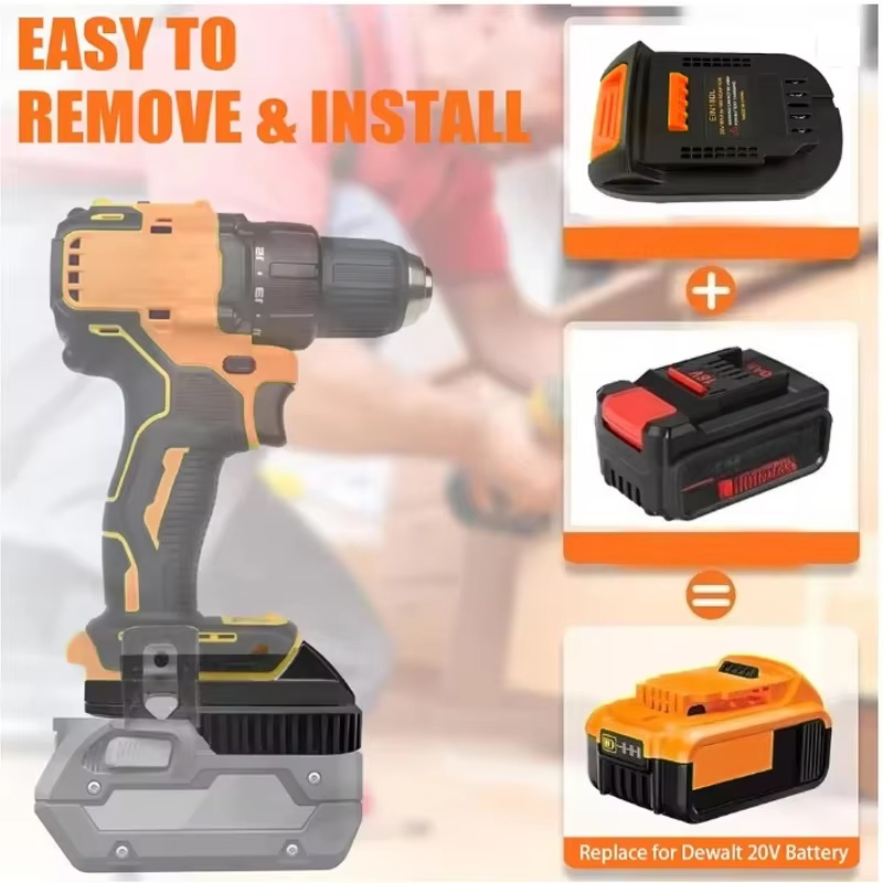 ツールバッテリーアダプター Dewalt 20v 電動ドリル - Power Tools Einhell のレビューと価格