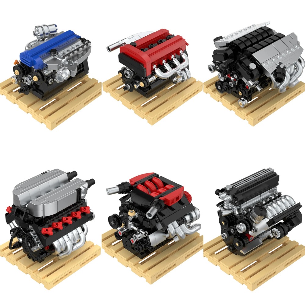 PB8869 SOKUN 車両エンジンモデルビルディングブロ - Power Tools Lego のレビューと価格