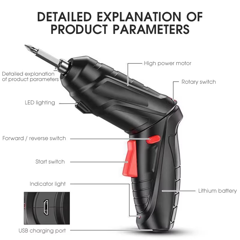 4.2v 電動ドライバー家庭用メンテナンス修理リチウム電池小 - Xiaomi Power Tools のレビューと価格