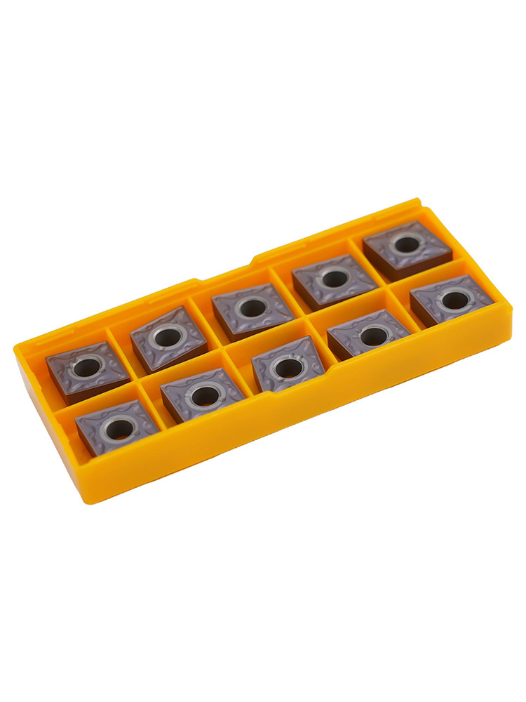 新しい超硬旋削インサート、精密な中仕上げ加工用鋼材切削、厚さ - Power Tools Yellow And Black のレビューと価格