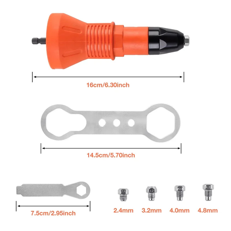 2.4mm/3.2mm/4.0mm/4.8mm電動リベットガ - Power Tools Manufacturers のレビューと価格